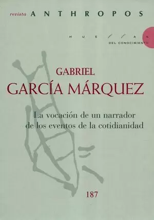REV. ANTHROPOS # 187 GABRIEL GARCIA MARQUEZ