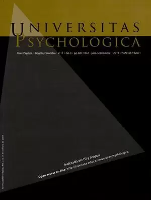 REV. UNIVERSITAS PSYCHOLOGICA VOL.11