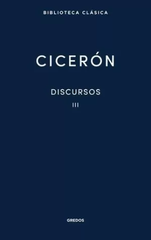 DISCURSOS III (CICERÓN)