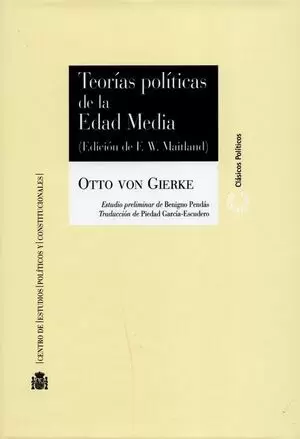 TEORIAS POLITICAS DE LA EDAD (2ª ED) MEDIA