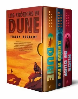 TRILOGÍA DUNE, EDICIÓN DE LUJO (ESTUCHE CON: DUNE  EL MESÍAS DE DUNE  HIJOS DE DUNE)