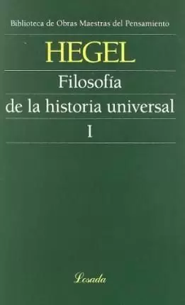 FILOSOFÍA DE LA HISTORIA UNIVERSAL I