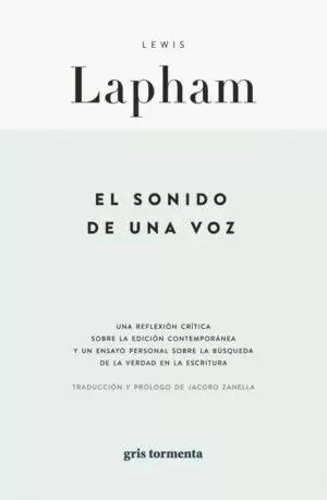 EL SONIDO DE UNA VOZ